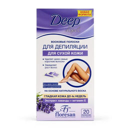 Ф-486/486а Восковые полоски для депиляции сухой кожи с лавандой (20шт)