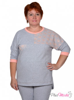 Костюм спортивный Модель №133 размеры 50-72 - Plusmoda фото 6