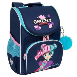 RAm-484-6 Рюкзак школьный с мешком - Grizzly фото 41