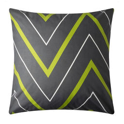 Наволочка Этель Зелено-серые зигзаги 70*70, 100% хлопок, поплин, 125 г/м2