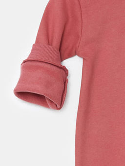 Bisiklet Yaka ?i?ekli Kal?n K?z ?ocuk Sweatshirt - Waikiki фото 3