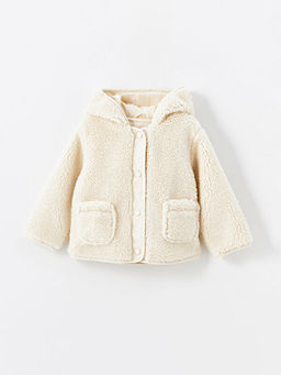 Kap??onlu Pel?? K?z Bebek Mont