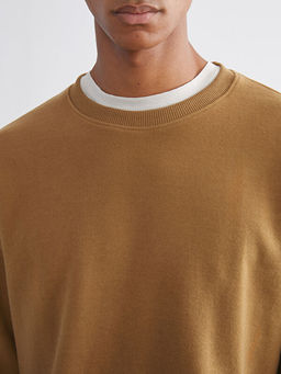 Bisiklet Yaka Erkek Sweatshirt