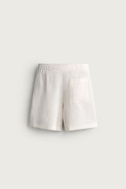 BERMUDA RELAXED FIT 100% LINO / Blanco - Zara фото 11