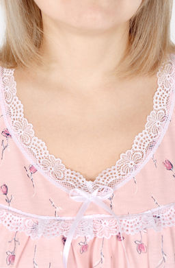 Сорочка Пелерина С-310 (48-56) кулирка - Лотос фото 5