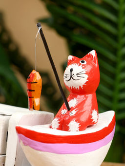 Календарь настольный Котики рыбаки, 191010 см, дерево - Simaland фото 7