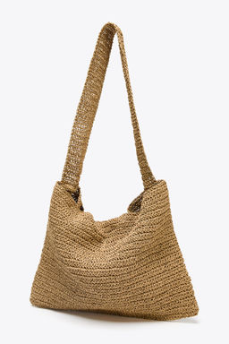 BEADED WOVEN TOTE BAG - Zara фото 3