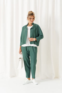 Костюм Beautiful Free 6457 бутылочно-зеленый