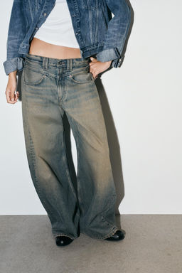 TRF LOW-RISE BAGGY JEANS - Zara фото 11