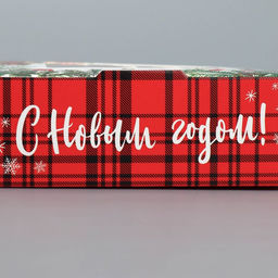 Цена за 5 шт. Коробка складная новогодняя «С Новым годом», 10×8×3.5 см