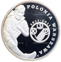 5 злотых 2011 года Польша Польские футбольные клубы Полония Варшава