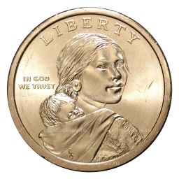 1 доллар 2013 года Сакагавея Договор с делаварами P