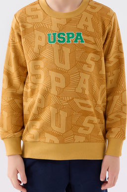 Erkek _ocuk Hardal Pijama Tak_m_ Sepette S_rpriz _ndirim - U.s. polo assn фото 4