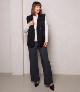 Жилет #КТ20630, чёрный