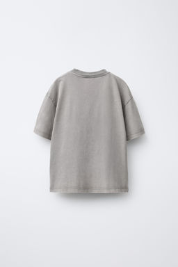 LADY GAGA WASHED-EFFECT T-SHIRT - Zara фото 2