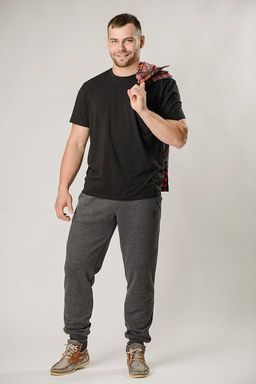 Спортивные брюки Футер 3-х ниточный петля без начёса - Relay фото 4