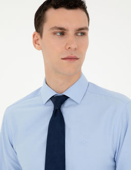 Mavi Slim Fit Uzun Kollu Basic G_mlek