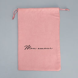 Цена за 5 шт. Мешок замшевый Любимая, 20 30 см +/- 1.5 см - Дарите счастье фото 4