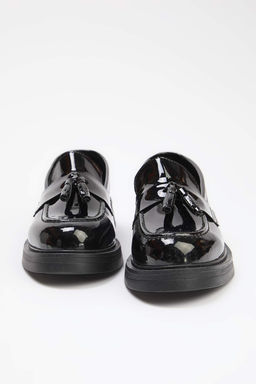 Siyah Rugan Puskul Detayl? Kad?n Loafer Ayakkab? TAKSS26LA00002 - Trendyolmilla фото 4