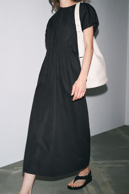 ZW COLLECTION PLEATED MIDI DRESS - Zara фото 5