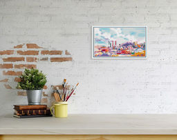 Набор для вышивания PANNA GM-7358 Индустриальный пейзаж 27 х 15.5 см