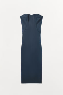 SATIN BANDEAU DRESS - Zara фото 6