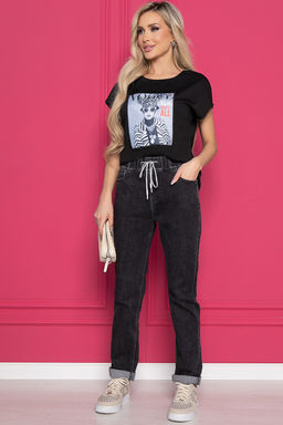 Джинсы Вечерняя прогулка (графит) Б8544 - Lt collection фото 5