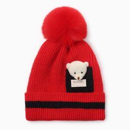 Шапка детская MINAKU, размер 48-50, красная