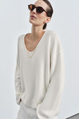 KNIT JUMPER WITH ROUND NECKLINE - Zara фото 2