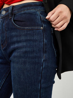 Утепленные женские джинсы прямого кроя на флисе - Mossmore фото 6