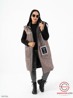 жилетка женская длинная - Bruno фото 3