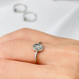Кольцо регулируемое с камнем Лабрадор от 17р.