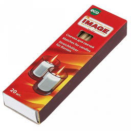 Спички для свечей 20шт, 10,5х3,2х1,6см, длина спички 8,5см, удлиненные, Image (Россия)