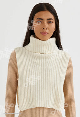 Воротник манишка из 100% монгольской шерсти