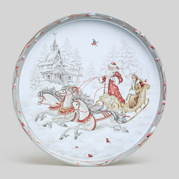 Поднос сервировочный "Christmas collection " 33*2,1 см 898-239 898-239 #НовыйГод /АРТИ-М/