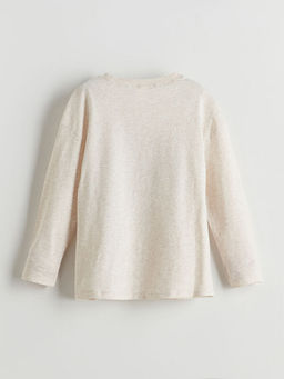 Bisiklet Yaka Bask?l? Erkek ?ocuk Ti??rt