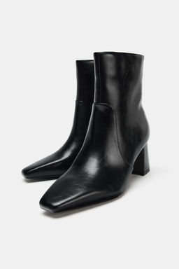 BLOCK HEEL ANKLE BOOTS - Zara фото 4