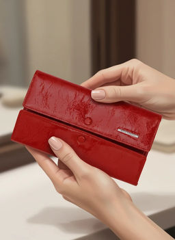 Кошелек 7023-6 red Velina Fabbiano