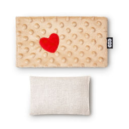 Развивающая игрушка пояс-грелка «Мамина любовь» с вишнёвыми косточками, цвет бежевый