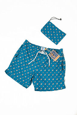 Шорты ЗАПОРОЖЕЦ Classic Ducks TEAL  фото 9