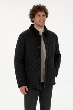 Erkek Siyah Mont Sepette S_rpriz _ndirim