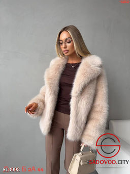 Шуба женская из искусственного меха