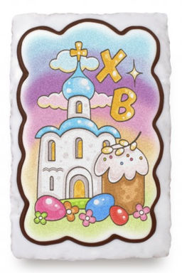 Пасхальный храм ХВ 2 (130 грамм)