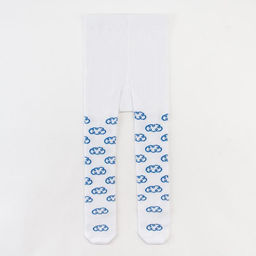 Колготки Крошка Я «Облачка», цвет белый, рост 86-92 см