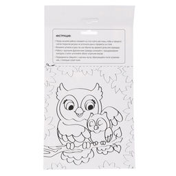 Набор для творчества: лунная гравюра и аппликация пайетками Сова - Школа талантов фото 6