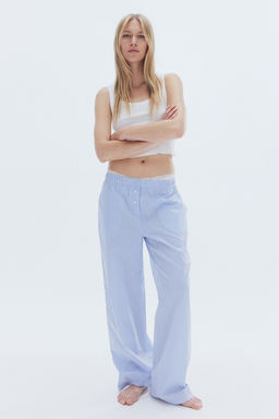 Pantalon de pijama en algodon