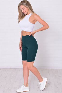 Велосипедки женские 8-063т (изумруд)