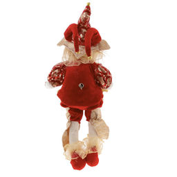 Игрушка набивная "Клоун" (муз, движ), L16 W14 H50/23 см