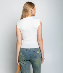 Топ #КТ060 (1), белый