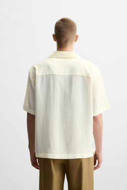 CREASED JACQUARD SHIRT - Zara фото 20